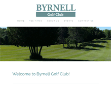 Tablet Screenshot of byrnellgolfclub.com